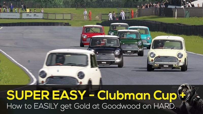 GT7 SUPER EASY How To Get Gold in the Clubman Cup Plus at the Goodwood Motor Circuit (