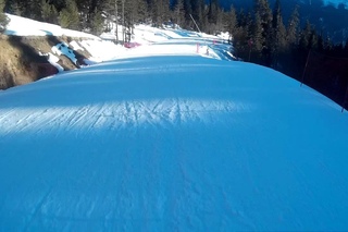 Архыз, красная трасса, спуск,февраль 2015