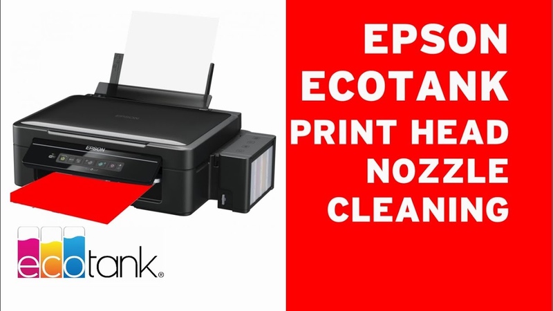 Epson ECOTANK print head cleaning clogged