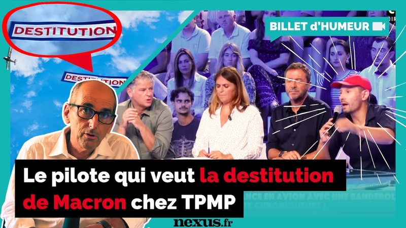 David Van Hemelryck dans TPMP : le pilote veut la destitution d Emmanuel