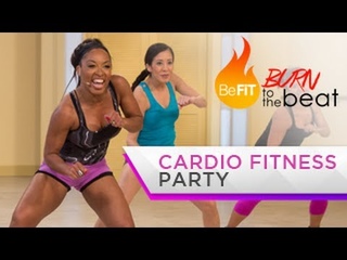 Отличное жиросжигающее кардио. Фитнес-вечеринкаCardio Fitness Party Workout: Burn to the Beat- Keaira LaShae
