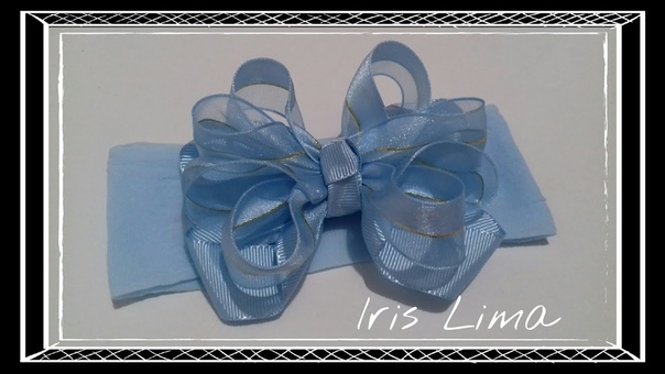Como Fazer Laço Boutique Duplo, How To Make A Boutique Hair Bow By Iris