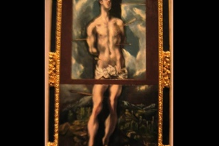 Hieronymus Bosch Caravaggio Man Breastfeeding Jesus Devil War Art Prado by BK