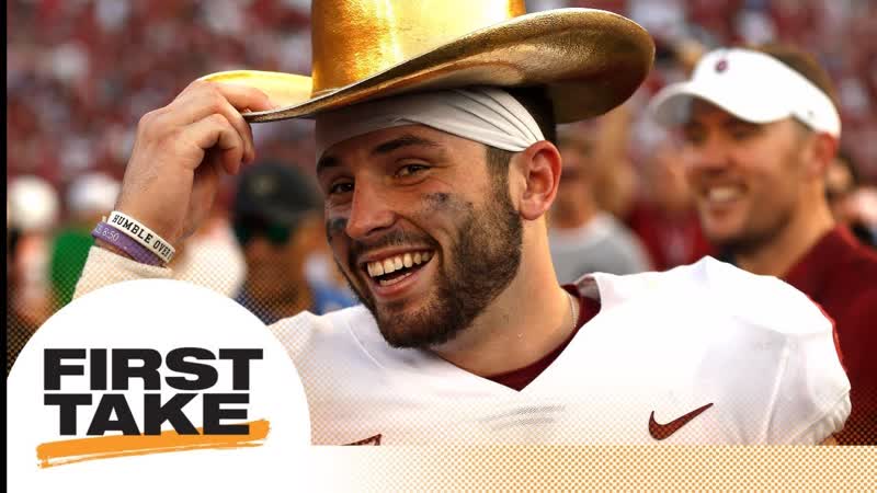 Tim Tebow picks Baker Mayfield to win 2017 Heisman Trophy, First Take,