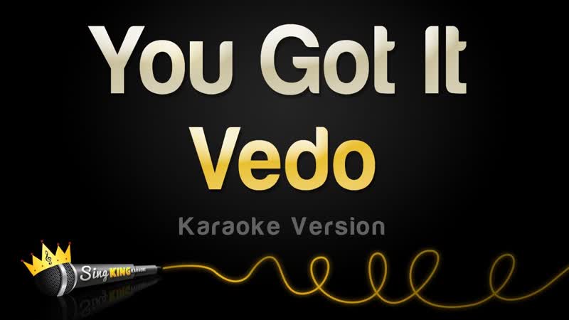 Vedo You Got It ( Karaoke