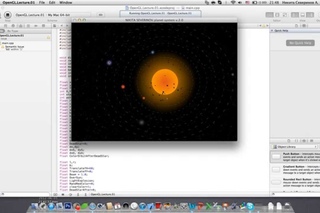 #OpenGL C++. Solar System  - Солнечная система 2d с большим взрывом