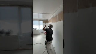 Безвоздушная покраска потолка #design #home #diy #reels #shorts #saratov #interiordesign #painter