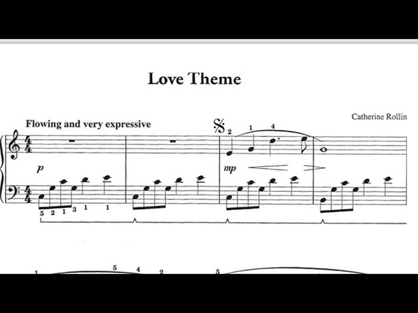 Love Theme by Catherine Rollins Grade 5 C10 ABRSM Piano Exam