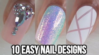 10 EASY NAIL IDEAS! NAIL ART COMPILATION- Part 2