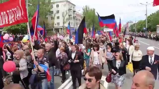 День Республики в Донецке. Награждение. 11 мая 2015 год