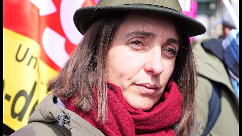 On ne peut pas gouverner un pays contre son peuple . Sophie Binet, manifestation