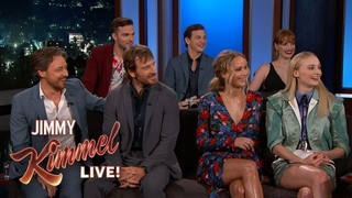 Jimmy Kimmel Interviews Dark Phoenix Cast