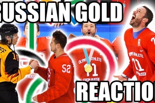 OLYMPIC ATHLETES FROM RUSSIA WIN GOLD IN MEN’S ICE HOCKEY VS TEAM GERMANY (2018 FINALS REACTION OT)