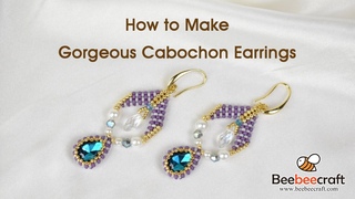 How to Make Gorgeous Cabochon Earrings