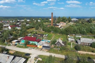 Полет над поселком Таёжный