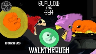 Прохождение короткой игры под названием Swallow the Sea!