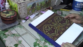 Декорируем книгу для записей. ХоббиМаркет