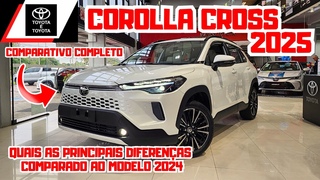 NOVO TOYOTA COROLLA CROSS XRX 2.0 FLEX 2025 | QUAIS AS PRINCIPAIS MUDANÇAS NO MODELO 2025 🚘⛽️🛞