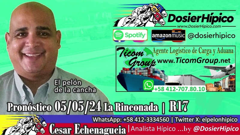 Cesar Echenagucia El pelón de la cancha, Pronóstico 05, 05, 24 La Rinconada INH, R17, DH, 79,