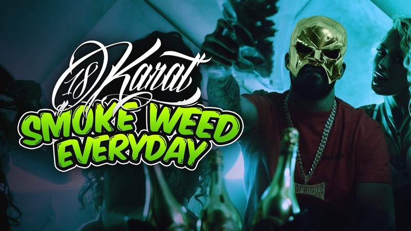 18 KARAT SMOKE WEED EVERYDAY official Video prod. by Frio