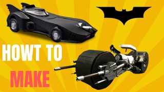 BATPOD VS BATMOBILE Making with Cardboard | #batman (FREE TEMPLATES )