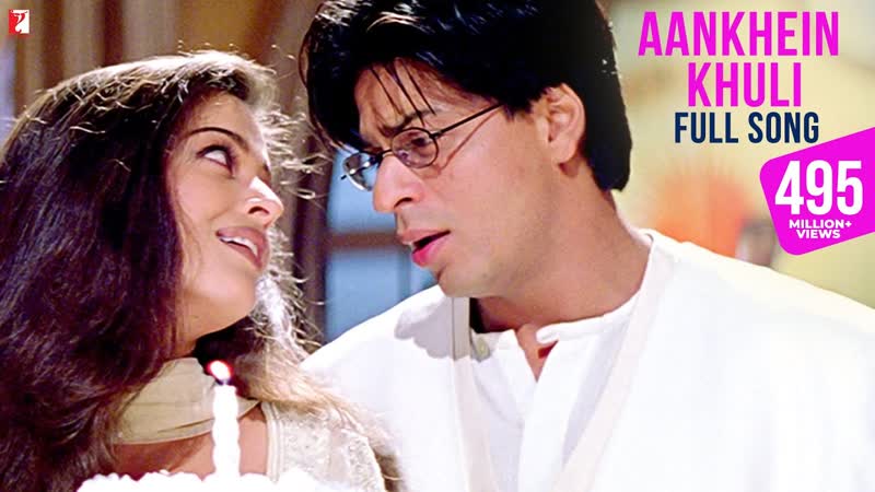 Aankhein Khuli Song, Mohabbatein, Shah Rukh Khan, Aishwarya Rai, Lata Mangeshkar, Udit