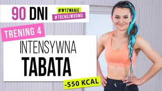 Wyzwanie 90 DNI | TRENING 4: Tabata + Płaski Brzuch | Monika Kołakowska