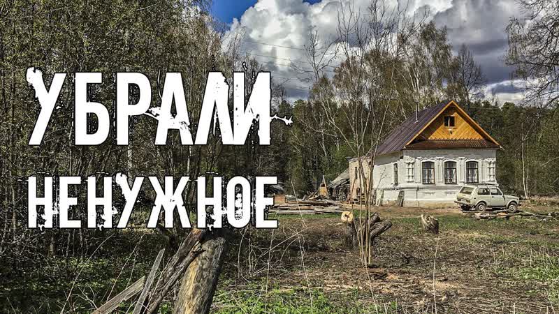 Сад около дома прадеда теперь не узнать. Уличный туалет