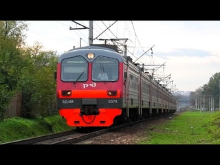 ЭД4М-0378 сообщением Москва (Ярославский вокзал) - Монино с приветливой бригадой