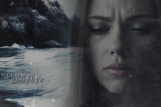 hollow goodbye.