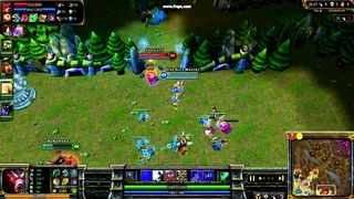 League Of Legends - Deathfire Bloodrazor Warwick (HP Percentage Type)