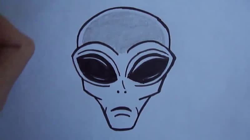 How to Draw UFO ALIEN( Ehedov Elnur)Как нарисовать