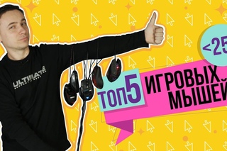 ТОП 5 ИГРОВЫХ мышей до $25
