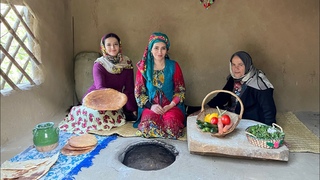 Lamb Milky Broth Recipe and Fresh Tandoori Breads Cooked in Village