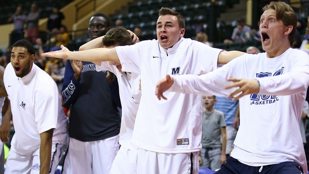 Monmouth Hawks Have the Strongest Bench Celebration in