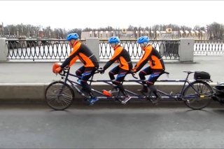 Tandem Quad bicycle - Open