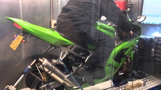 Kawasaki zx6r 2004 dyno run mivv Gp.