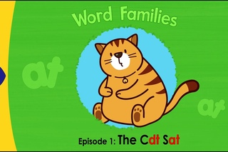 Фонетическая зарядка для 2х классов Word Families 1: The Cat Sat | Level 1 | By Little Fox