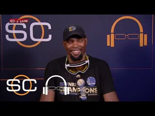 Kevin Durant Honored To Compete Against LeBron James | SC With SVP | June 13, 2017