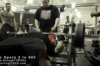 0 to 600 lbs BENCH in 30 Seconds Eric Spoto!!