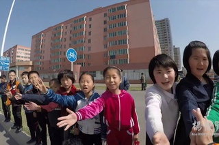 2017 Pyongyang Marathon recorded with gopro mounted on a Karma grip