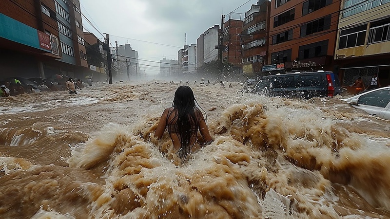 Brazil NOW Flood washed away people Emergency Continues to