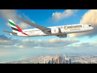 Emirates 787 Dreamliner Mumbai to Dubai | Takeoff and Landing...