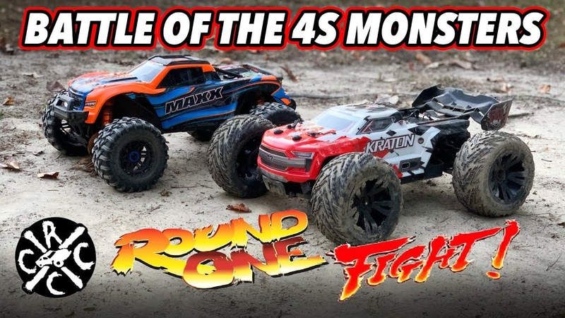 Traxxas Maxx Vs Arrma Kraton 4s: The Battle Of The 4 S Monsters Round 1