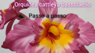 como fazer orquídea cattleya bassolaelio com efeito realista passo a passo