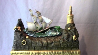 Rocking Ship Automaton Clock CIRCA 1840