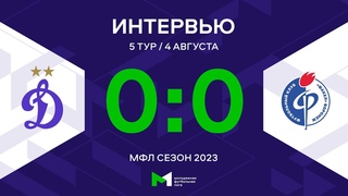 МФЛ. «Динамо» – «Факел». 5-й тур. Интервью