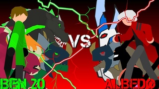 BEN 10 vs ALBEDO (STICK NODES) PT01