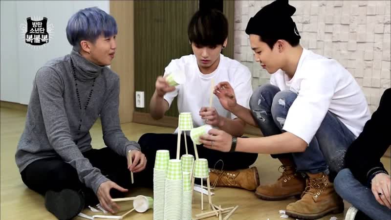 BTS in NAVER STAR CAST 방탄소년단의 복불복,