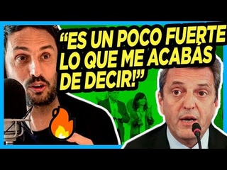 TOGNETTI SE SORPRENDE POR LA CRUDEZA de lo que le dice su entrevistado y que muchos callan en el FdT